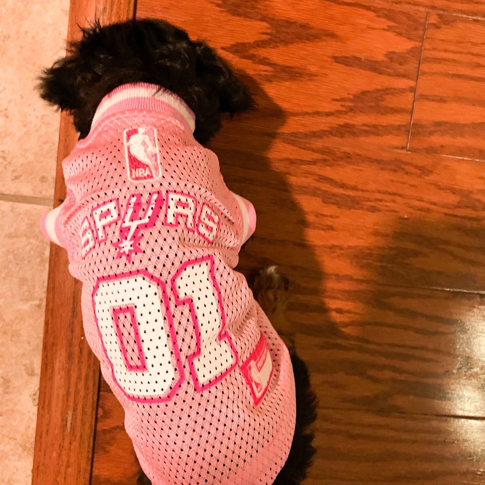 pink doggy spurs jersey - Picture 3 of 3